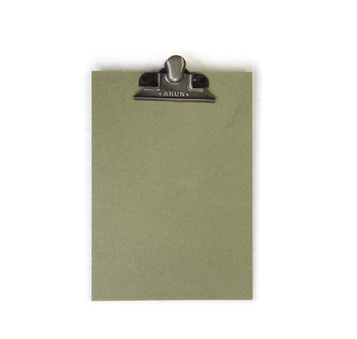 Clipboard - Klemmbrett A5 in grün von Brût Amsterdam
