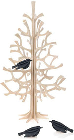 Mini Birds - Kleiner Vogel aus Birkenholz von Lovi Finland, 3D-Puzzle