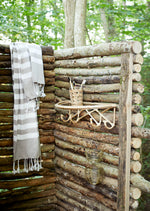 Baumwoll-Tuch mit breiten Streifen, 100 x 180 cm, von Madam Stoltz