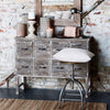 Industrial Stuhl / Hocker Sire von Broste, höhenverstellbar