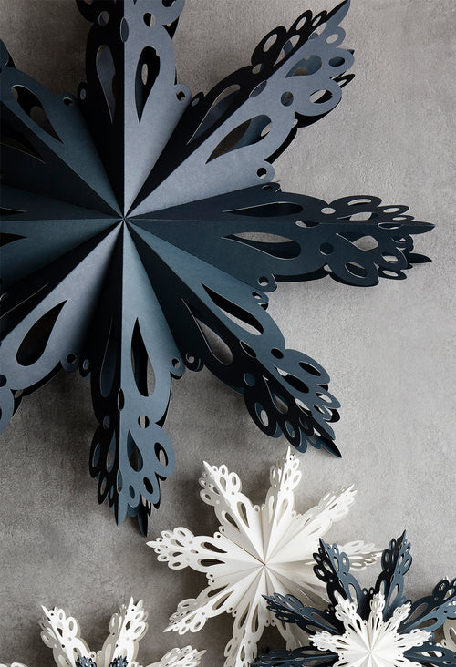 Dekoration 'Schneeflocke' L aus Papier von Broste Copenhagen