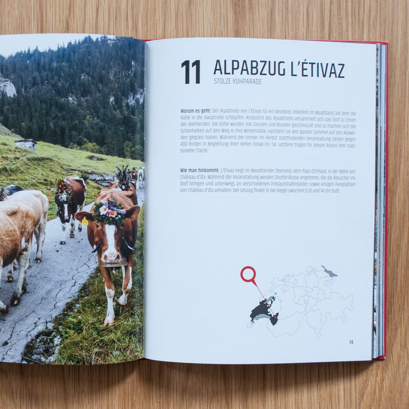 Buch 26 Dinge zum staunen in der Schweiz innen