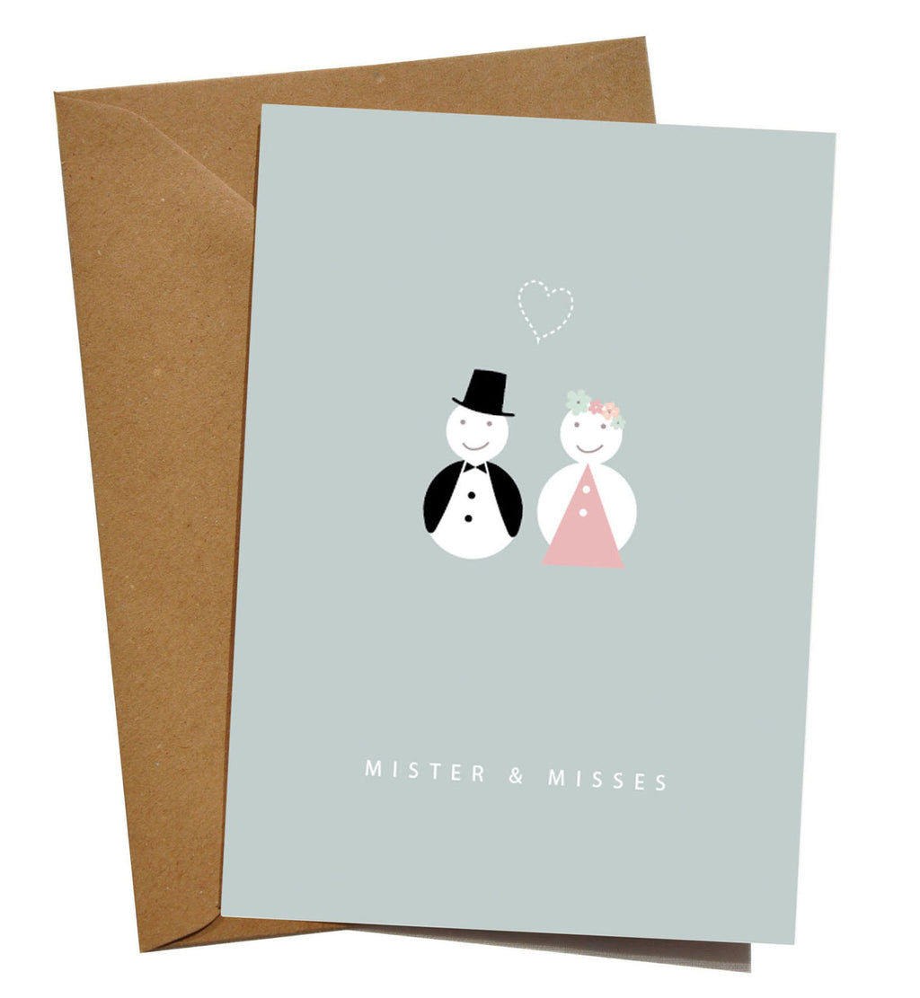 Grusskarte "Mister & Misses" von mimi & joe