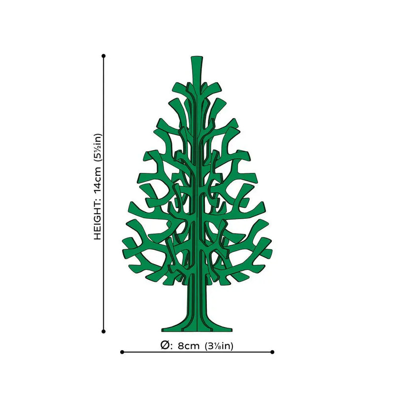 Tannenbaum - 3D-Puzzle aus Birkenholz, 14cm