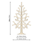 Tannen-Baum - 3D-Puzzle aus Birkenholz, 25cm