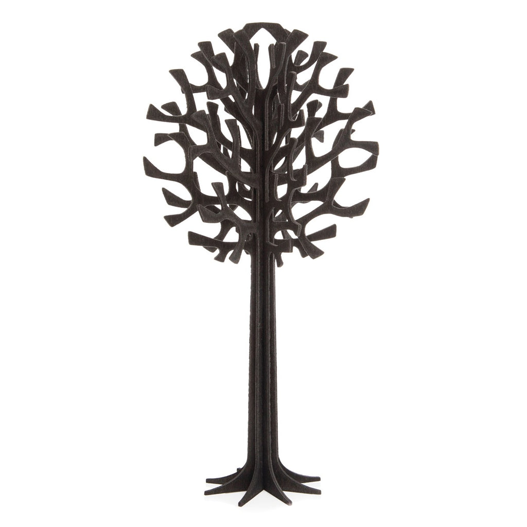 Baum von Lovi Finland in schwarz, aus Birkenholz 16.5 cm