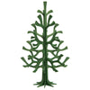 Tannenbaum grün aus Birkenholz von Lovi, 14cm