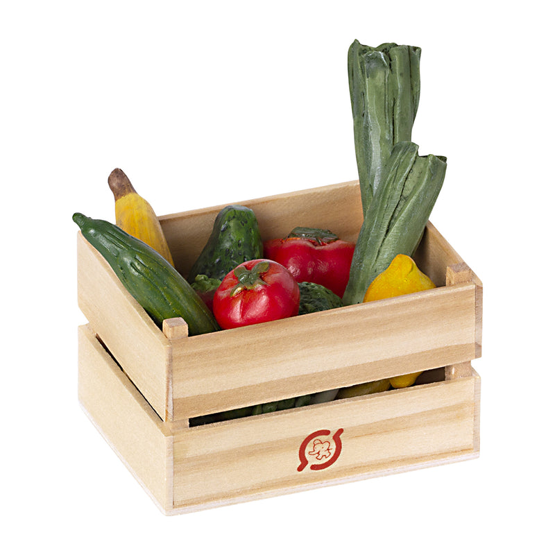 Gemüse & Obst in Holzharasse von Maileg