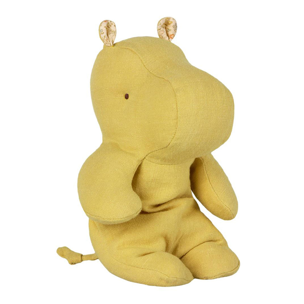 Kleiner Hippo aus Leinen von Maileg gelb