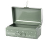Kleiner Aufbewahrungs-Koffer aus Metall in staubgrün von Maileg