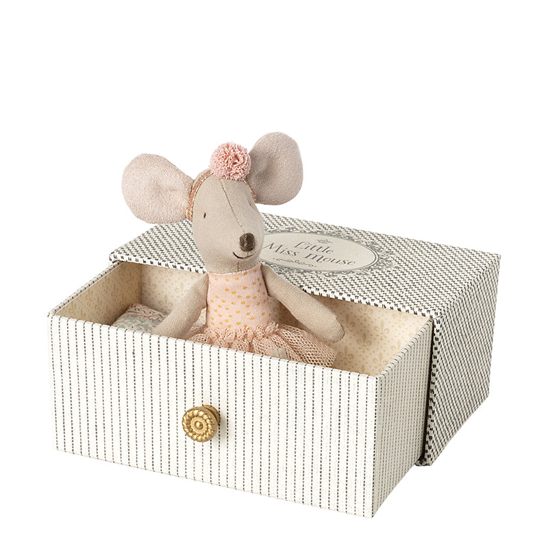 Tanzmaus mit Bett-Box, kleine Schwester-Maus von Maileg