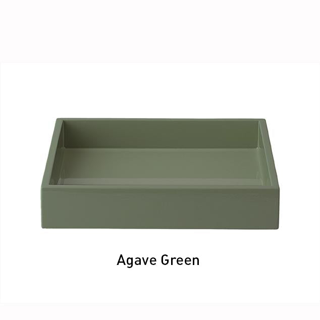 Lack-Tabletts von Mojoo 19x19 cm agave green