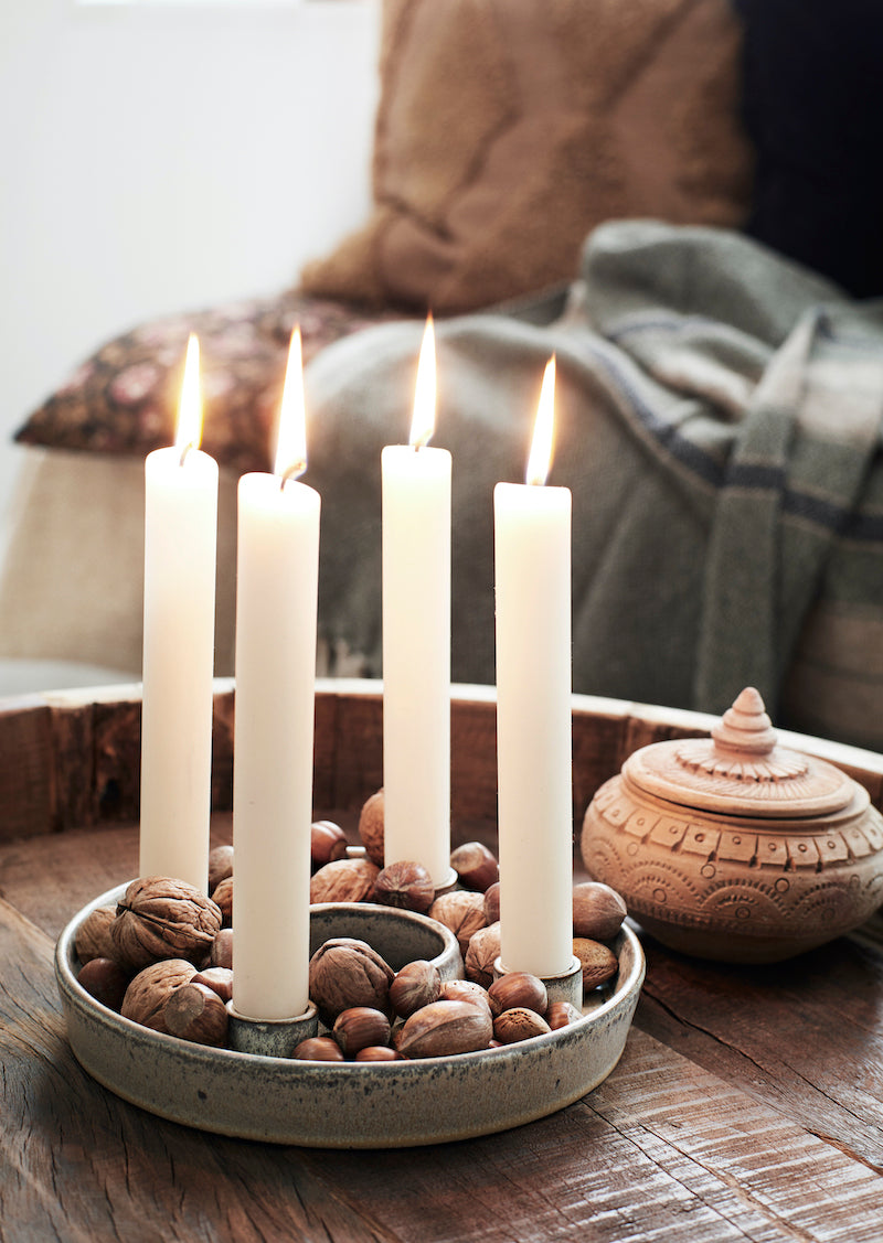 Runder Kerzenständer für 4 Kerzen von Madam Stoltz