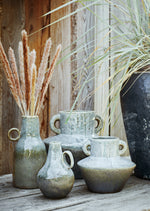 Grosse Keramik-Vase mit Henkeln von Madam Stoltz