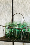 Beldi Trink-Glas aus recyceltem, grünen Glas, 2dl von Madam Stoltz