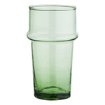 Beldi Trink-Glas aus recyceltem, grünen Glas, 2dl von Madam Stoltz