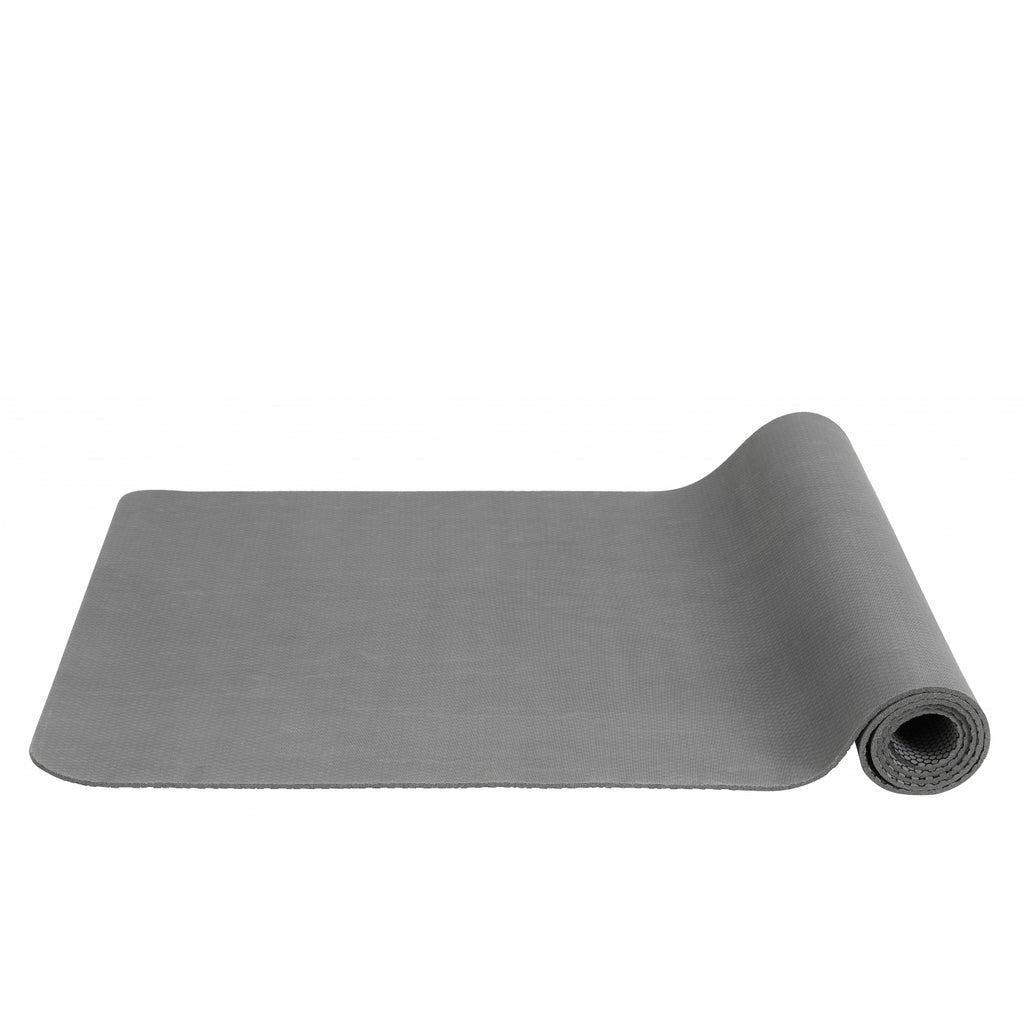 Yoga & Pilates-Matte aus Naturkautschuk 4mm von Nordal in cool grey, grau