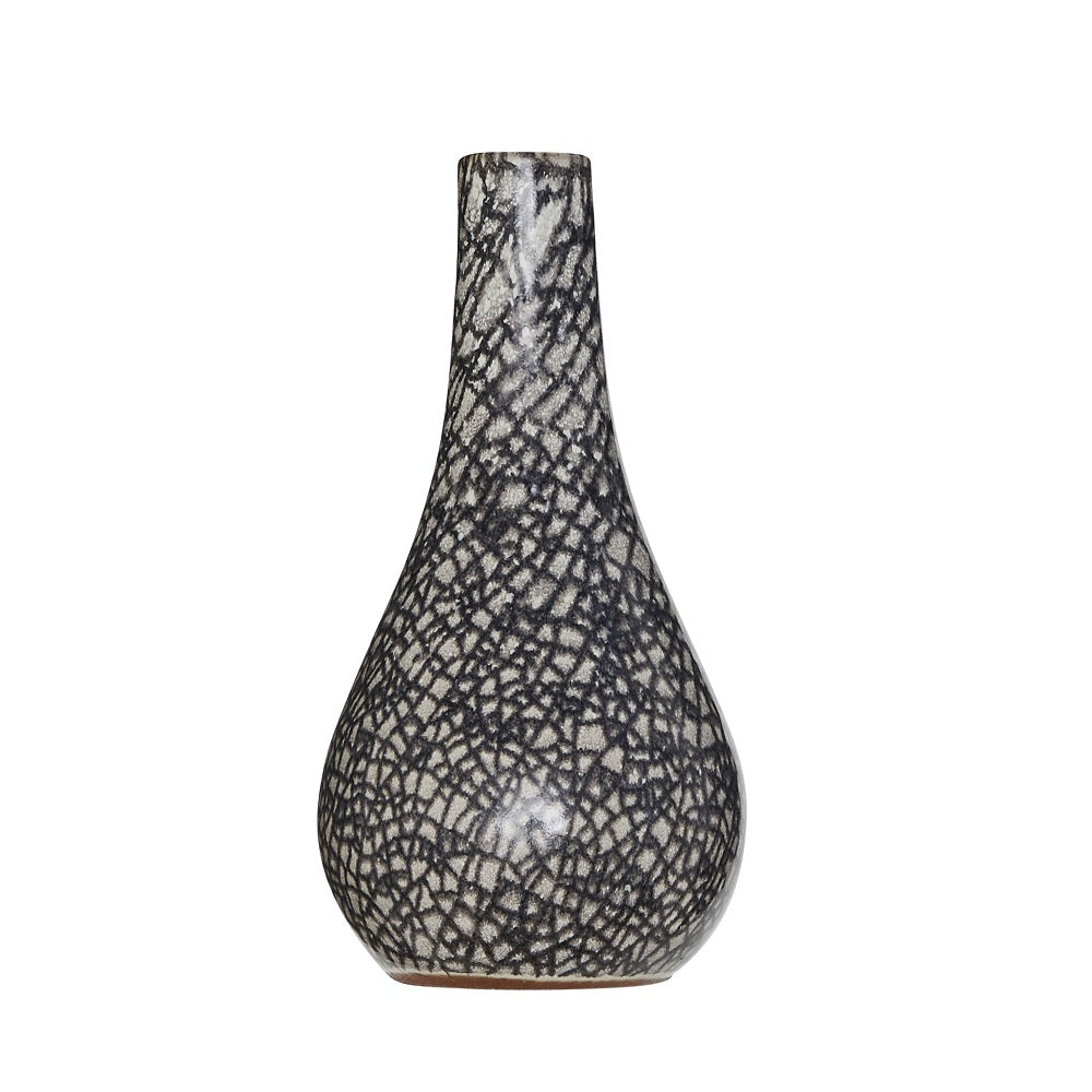 Kleine Vase Crackle aus Keramik Scout